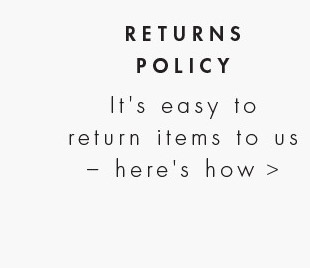 RETURNS POLICY IT'S EASY TO RETURN ITEM TO US. DISCOVER HOW
